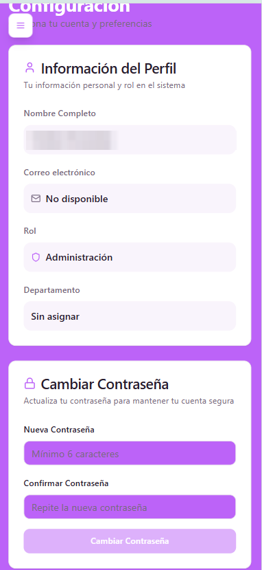 App de RRHH · Configuración