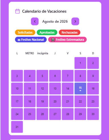 App de RRHH · Vacaciones