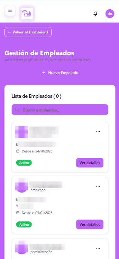 App de RRHH · Gestión de empleados