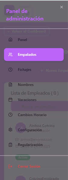 App de RRHH · Navegación